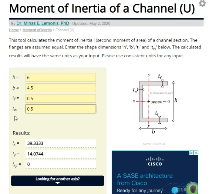 2023-01-30 07_31_45-Moment of Inertia of a Channel Section _ calcresource.png