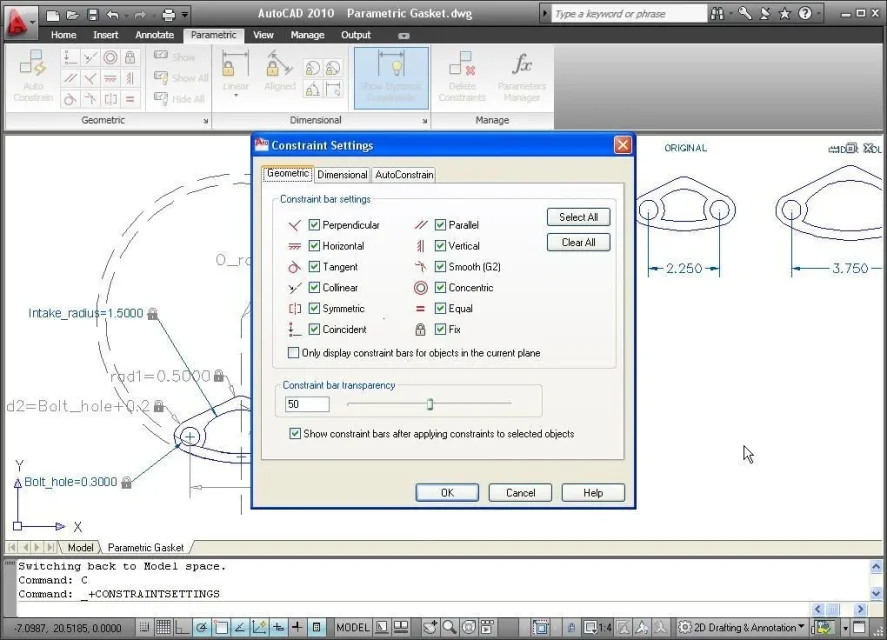 AutoCAD 2010_Parametrics.JPG