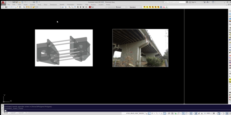 Autodesk AutoCAD 2020 - [Drawing1.dwg] 2024-07-04 18-39-40.gif