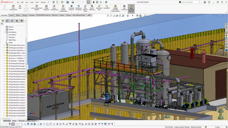 CATIAとSOLIDWORKSの比較：大規模アセンブリ性能のベンチマーク - 3DCAD.news 日本語