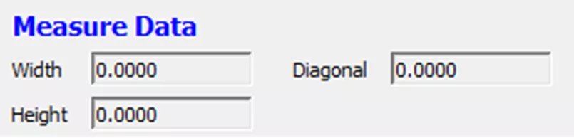 Measure Data Option in Stratasys Insight Software