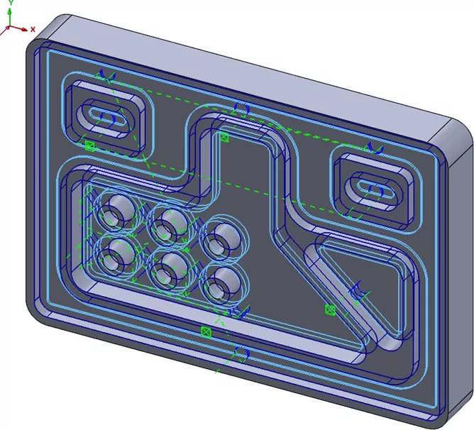 SOLIDWORKS CAM 2024 Fresado de contorno vinculado 