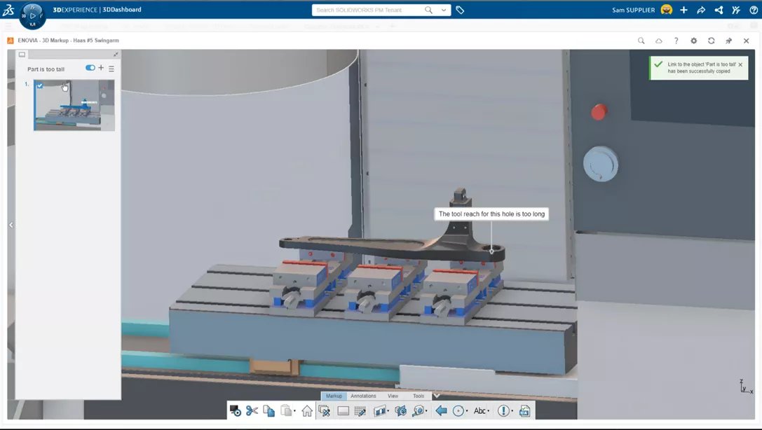 قم بإنشاء العلامات واترك التعليقات في 3DEXPERIENCE Manufacturing 2024