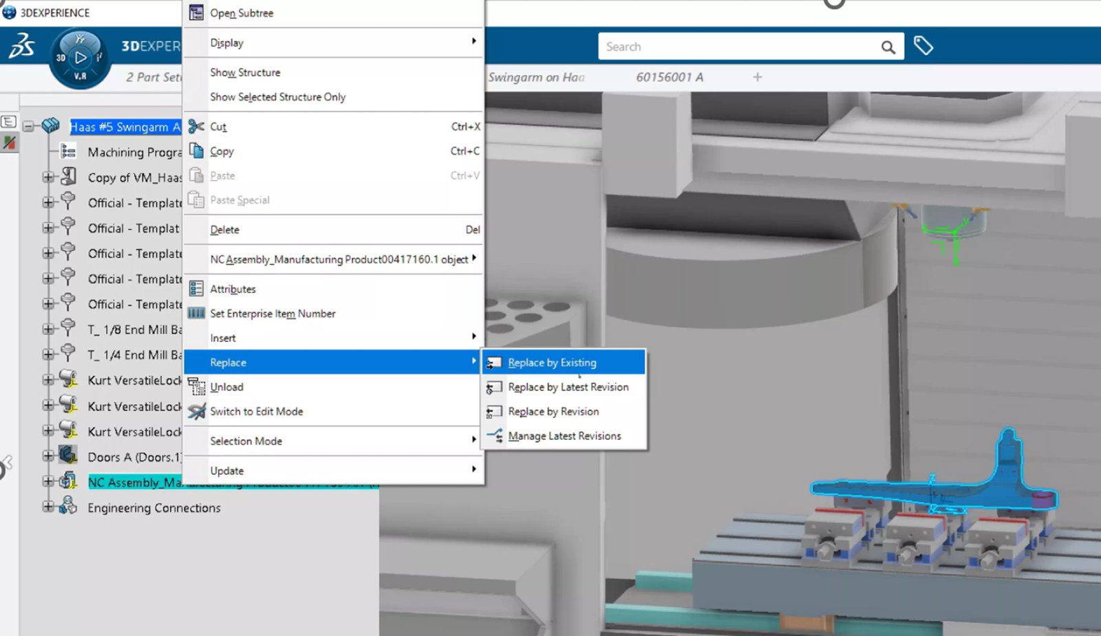 استبدله ببرنامج 3DEXPERIENCE Smart Manufacturing 2024 الحالي