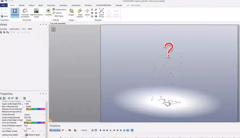 SOLIDWORKS Composer Solve Missing Actors 