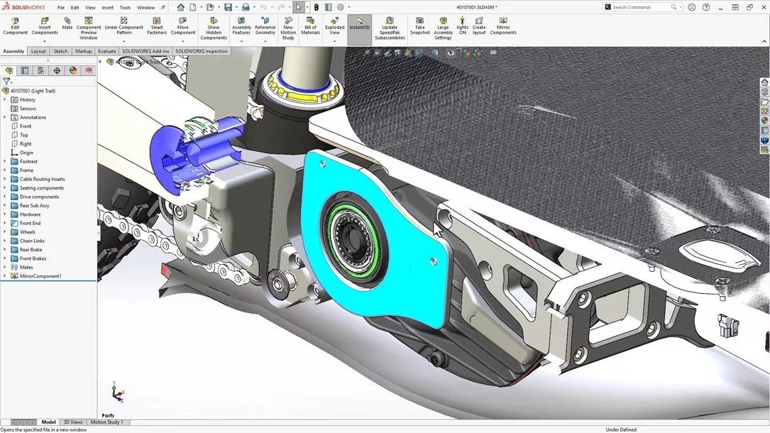 SOLIDWORKS 2024 Assembly Holes