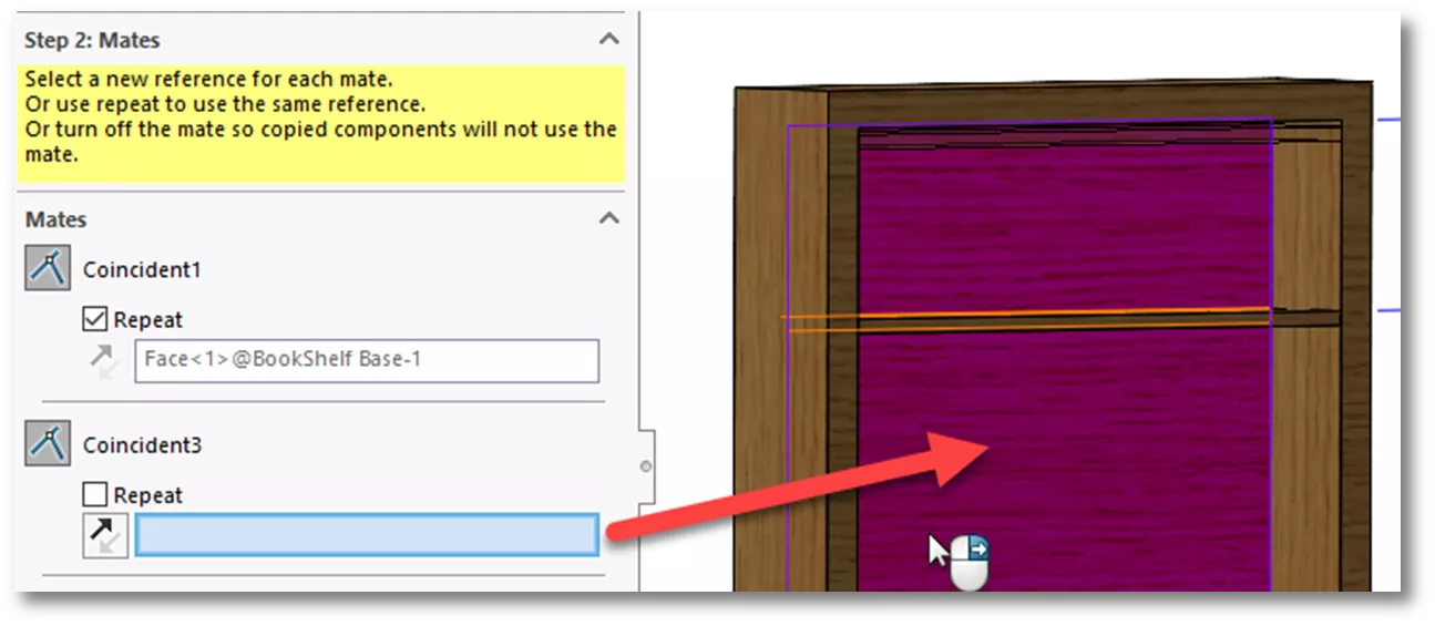 SOLIDWORKS Tutorial Showing Copy with Mates Command 