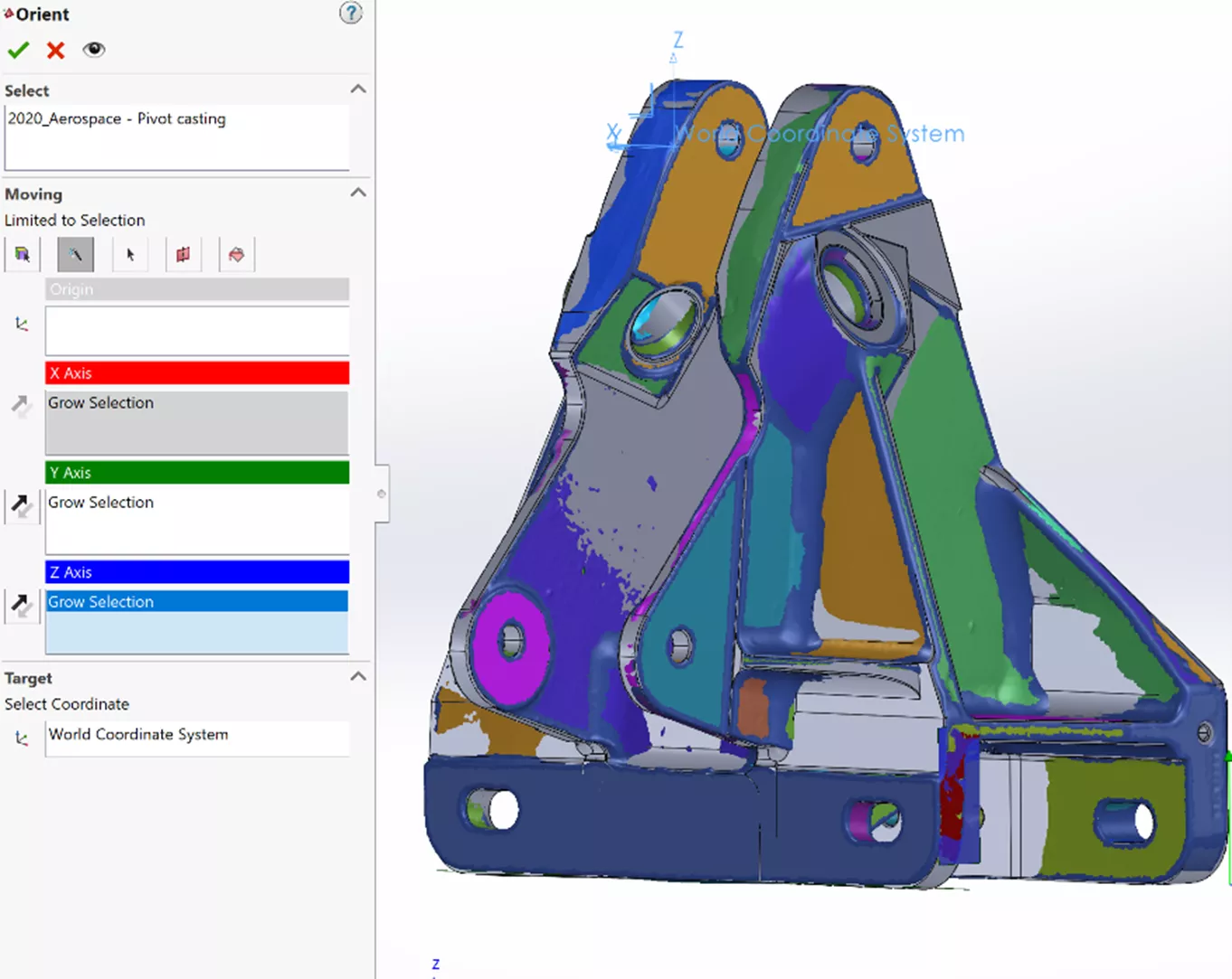 Orient Model in Geomagic for SOLIDWORKS