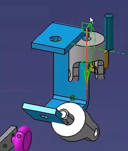 Uso de la función Snap en CATIA V5