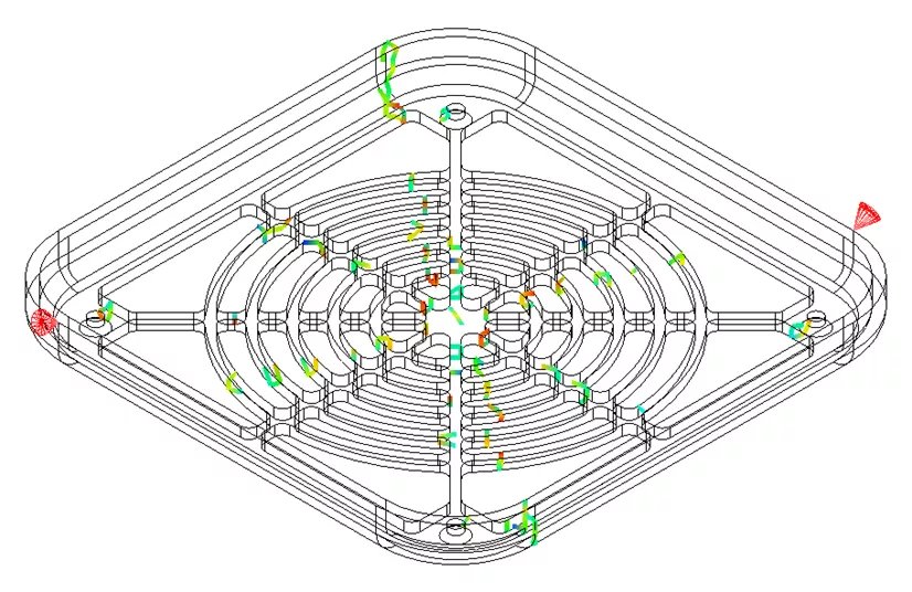 SOLIDWORKS Plastics Simulation Weld Lines