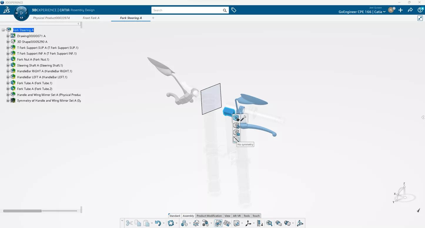 3DEXPERIENCE CATIA アセンブリ設計