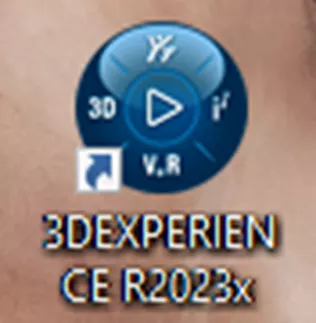 Iniciar o 3DEXPERIENCE CATIA a partir do ícone da área de trabalho