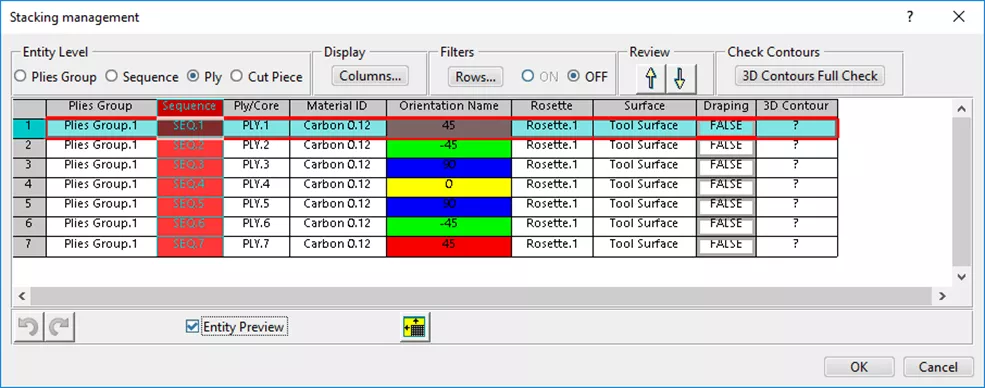 Stapelbeheer 3DEXPERIENCE CATIA Composites