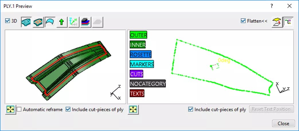 Composieten in 3DEXPERIENCE stapelbeheer 