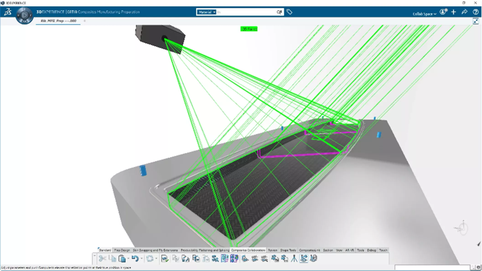 Laserprojectie exporteren 3DEXPERIENCE CATIA