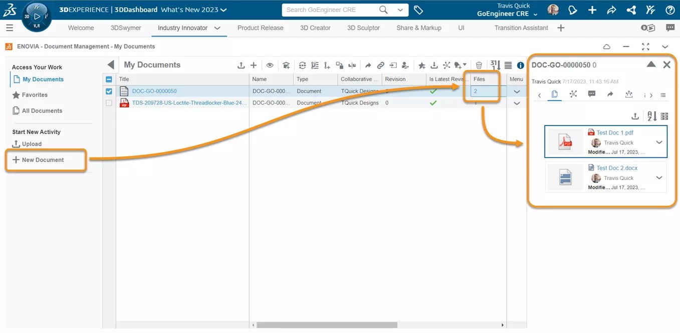 3DEXPERIENCE 2023x FD03 تحديثات إدارة المستندات