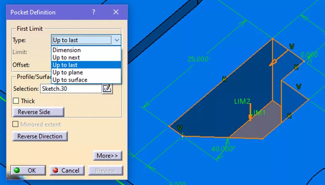 Карманное определение CATIA V5 