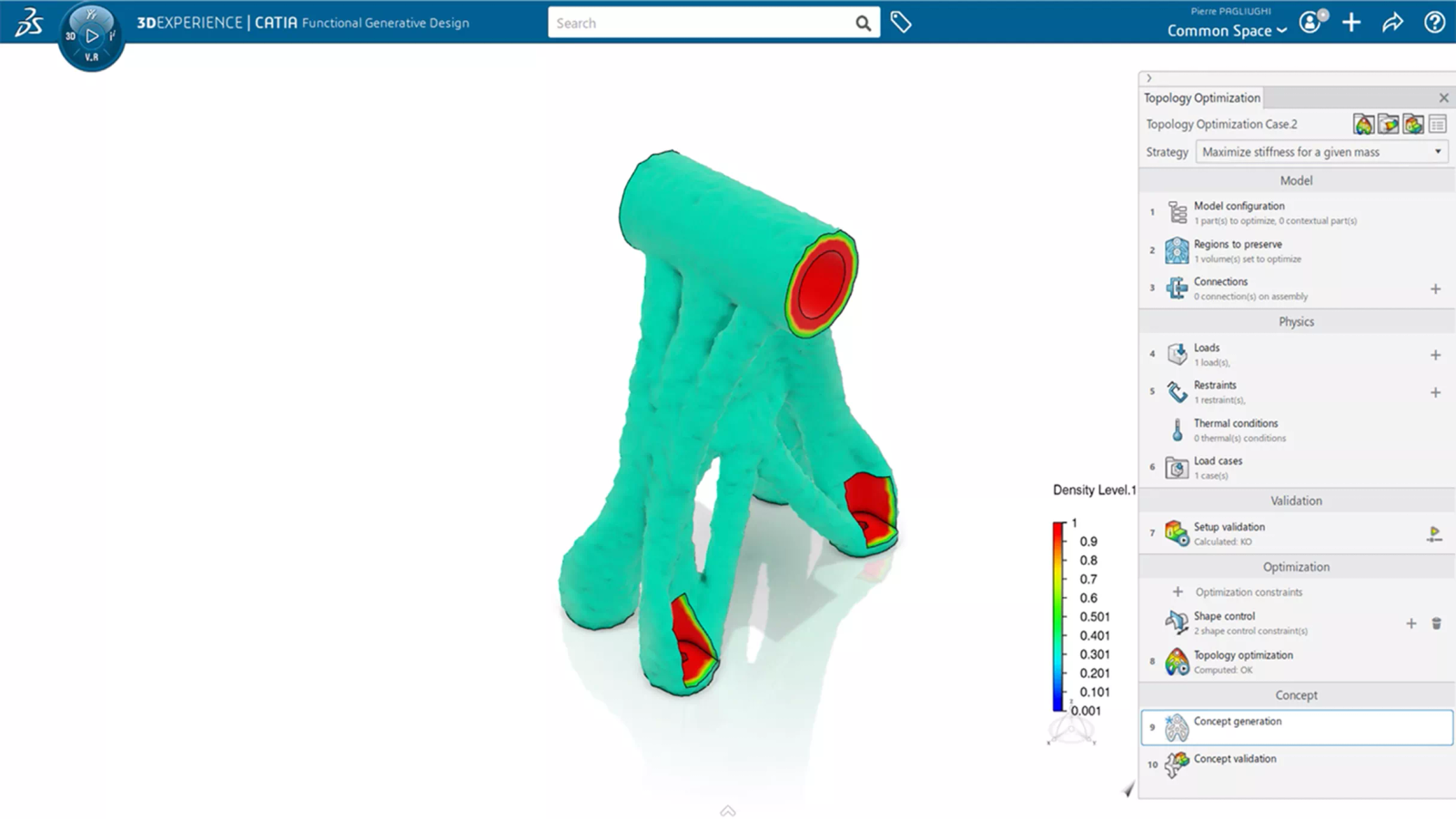 3DEXPERIENCE CATIA Functional Generative Design 