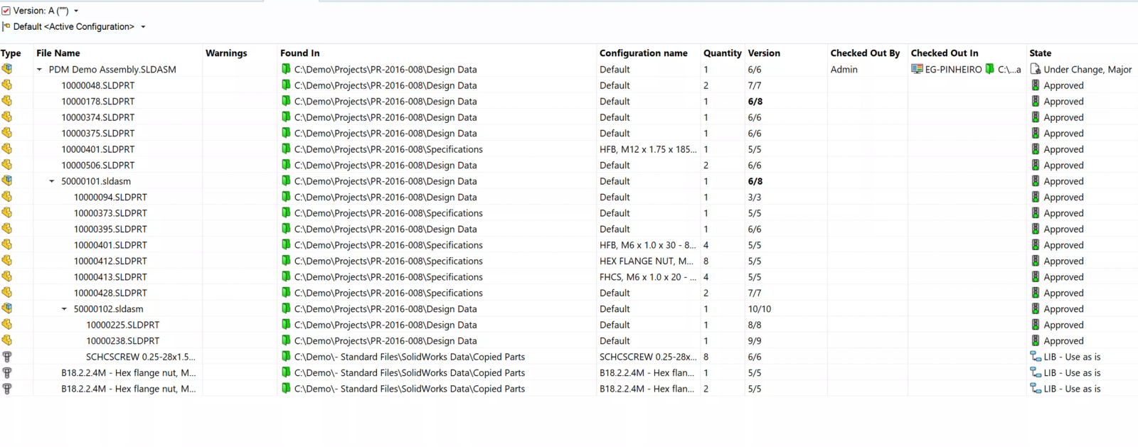 Referencias en SOLIDWORKS PDM frente a 3DEXPERIENCE CLOUD PDM 