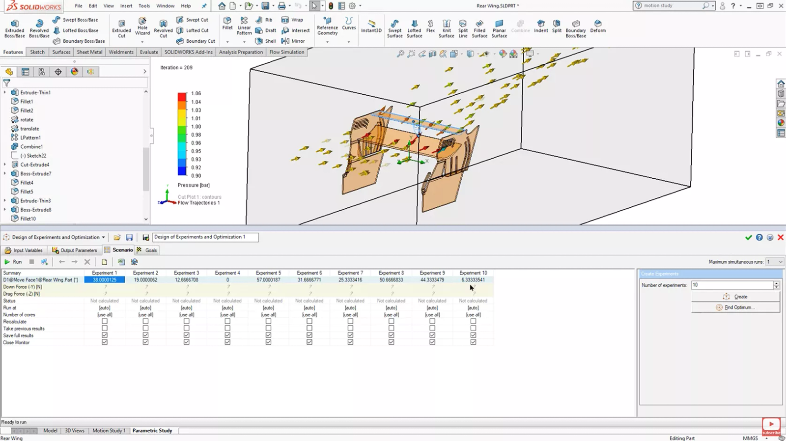 Een CFD-ontwerpstudie opzetten in SOLIDWORKS Stromingssimulatie