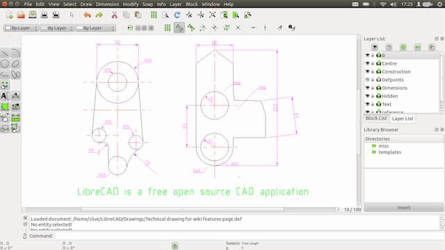 Darmowe oprogramowanie do rysowania CAD LibreCAD