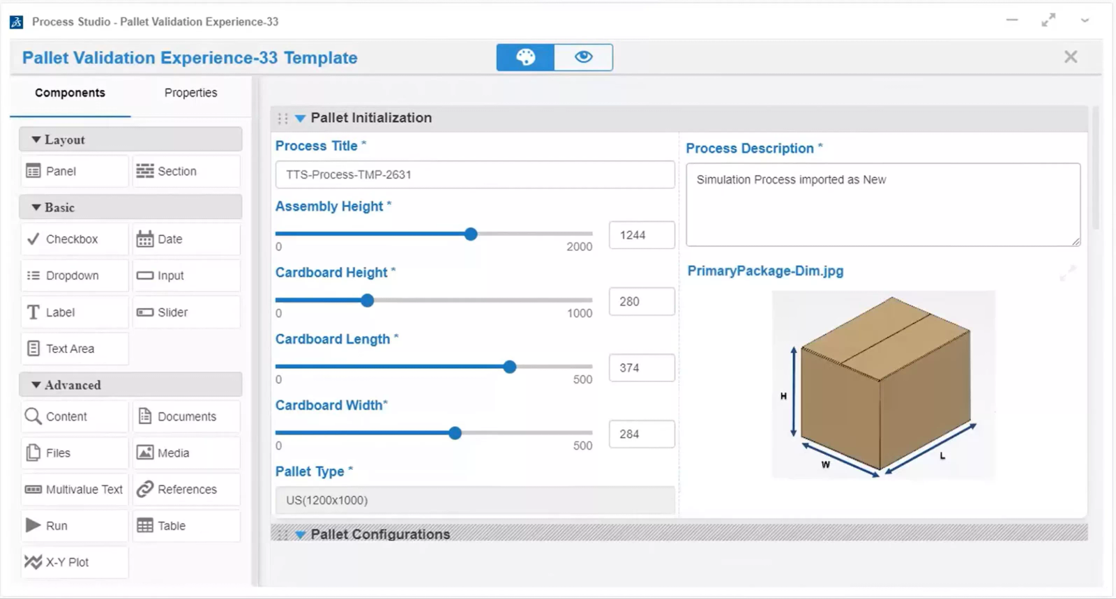 3DEXPERIENCE Process Experience Studio Função de engenheiro de otimização multidisciplinar