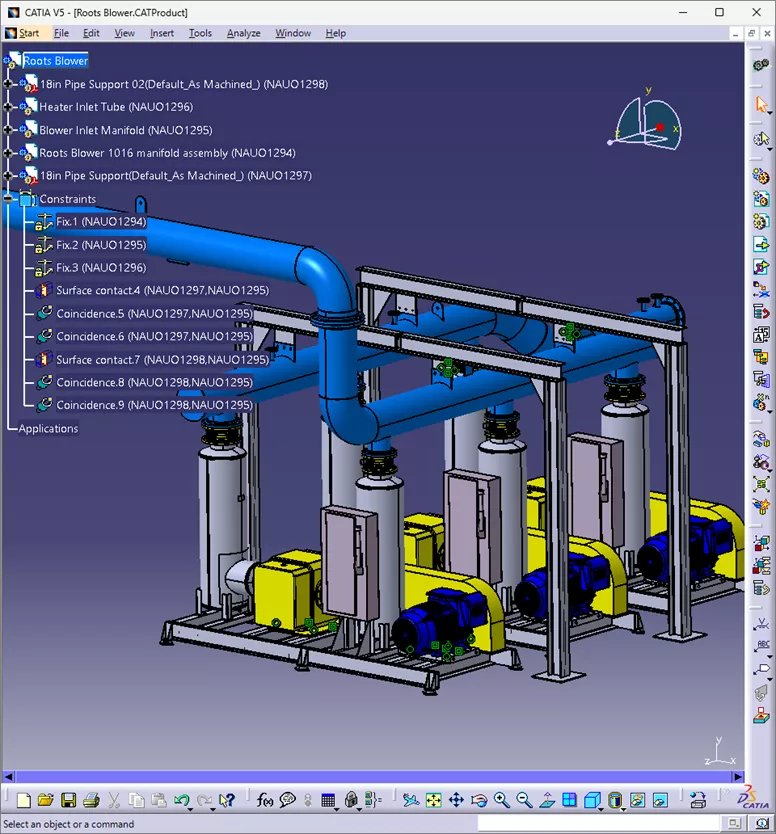 Desempenho de grandes montagens do CATIA vs SOLIDWORKS