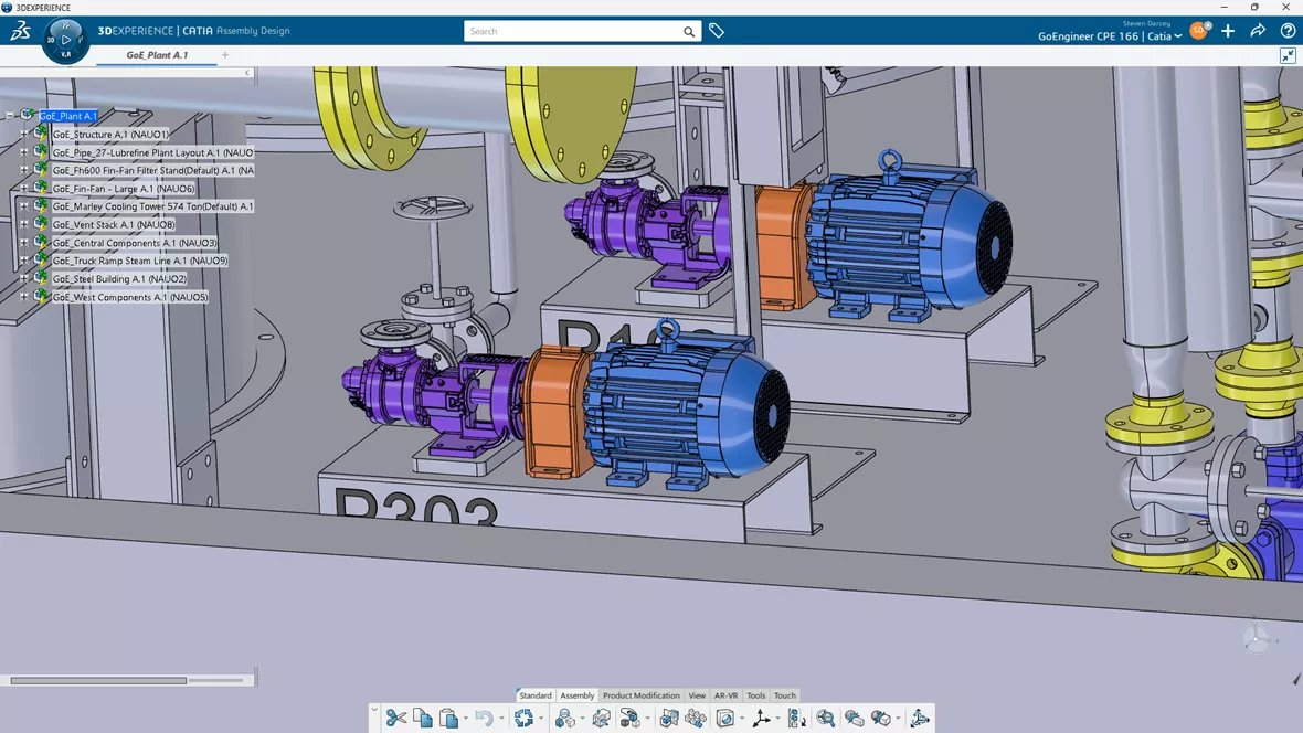 3DEXPERIENCE CATIA Usabilidade de gráficos para desempenho de grandes montagens