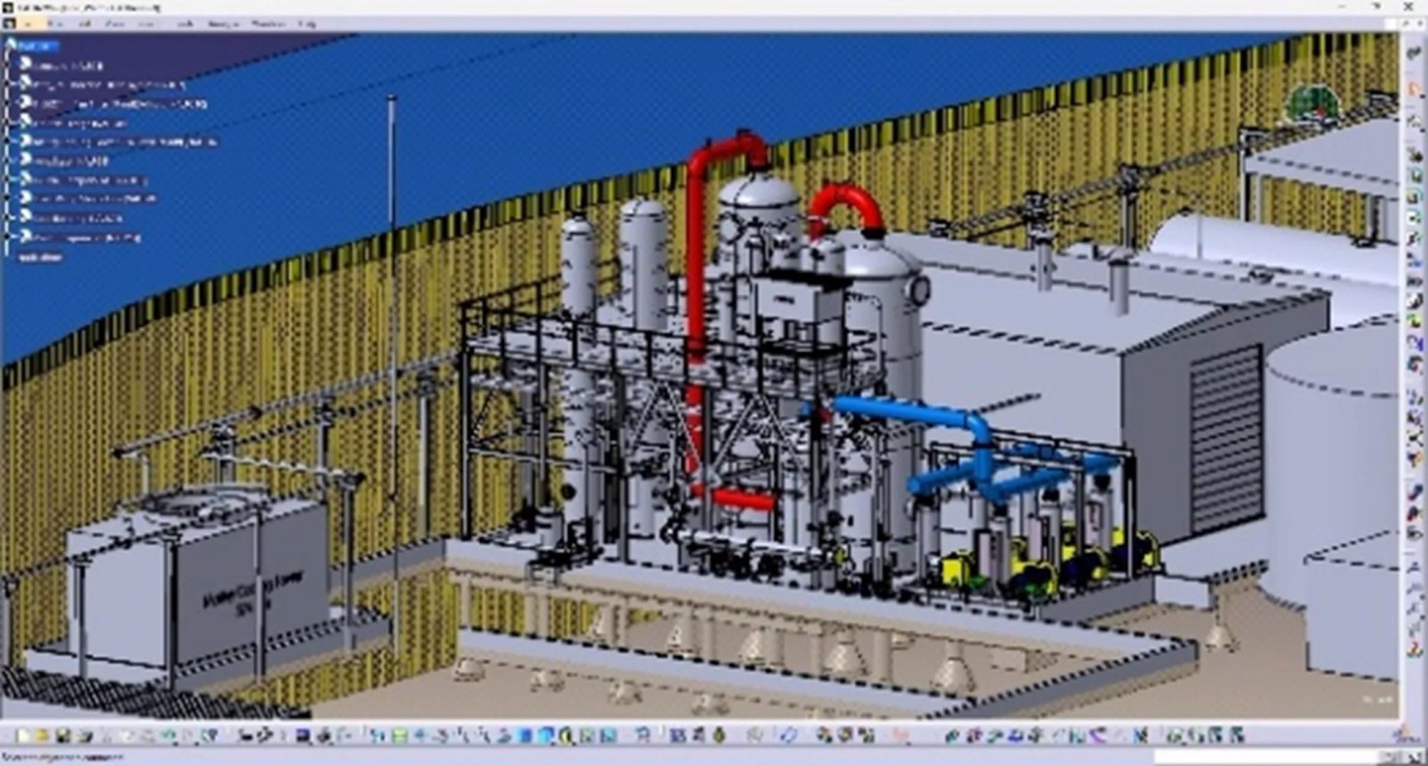 Modelo de montagem grande no CATIA V5 2022