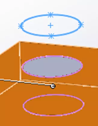 SOLIDWORKS Esquisses à extension infinie